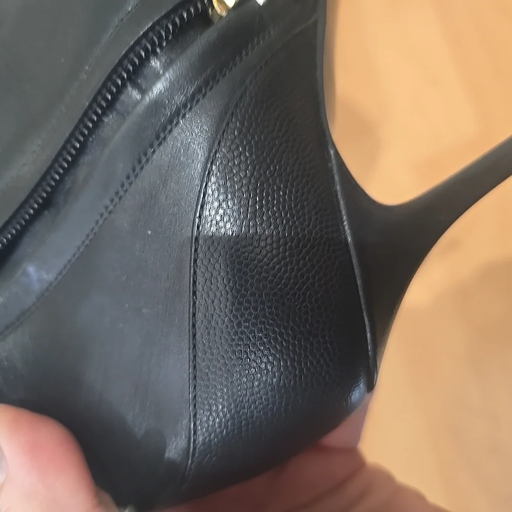 YSL Womens 38 Elegant Black Ankle Boots - Picture 6 of 10